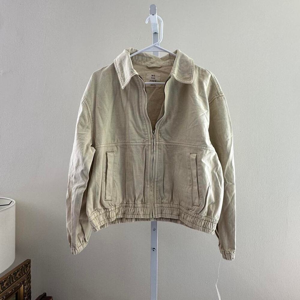 Free people cream jacket in